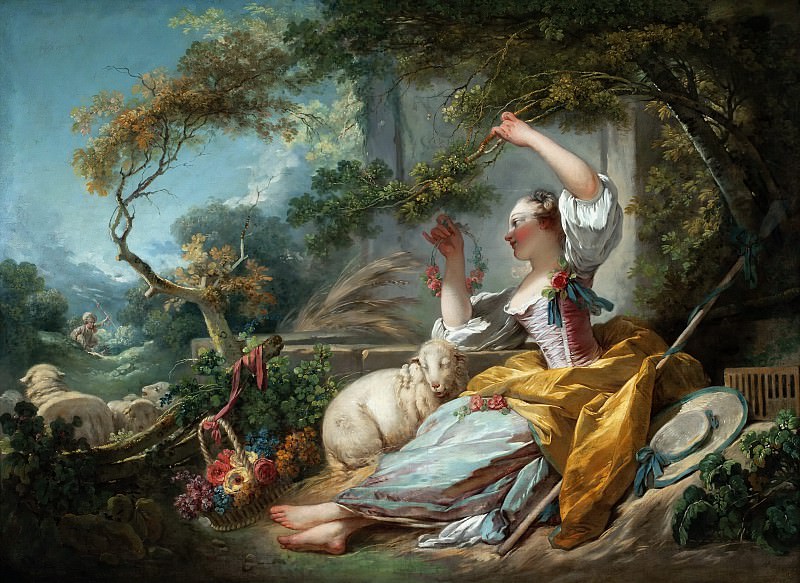 The Shepherdess, Jean Honore Fragonard