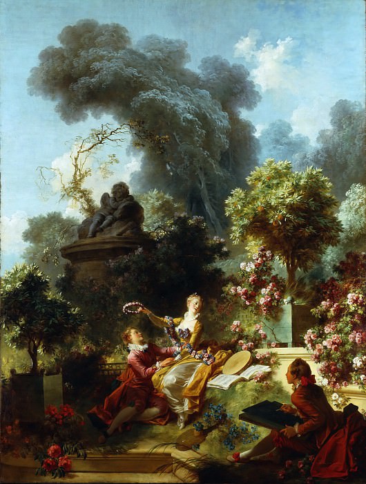 The Progress of Love: The Lover Crowned, Jean Honore Fragonard