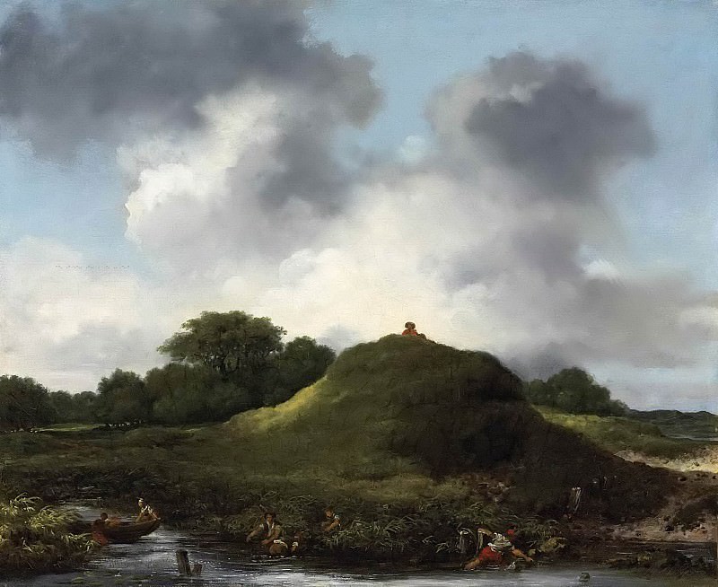 Hilly landscape, Jean Honore Fragonard