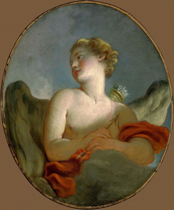 Marie-Catherine Rombocoli-Riggieri Colombe as Cupid, Jean Honore Fragonard