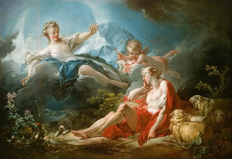 Diana and Endymion, Jean Honore Fragonard