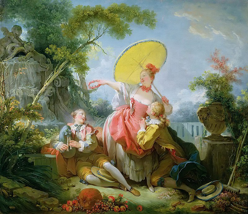 The Musical Contest, Jean Honore Fragonard