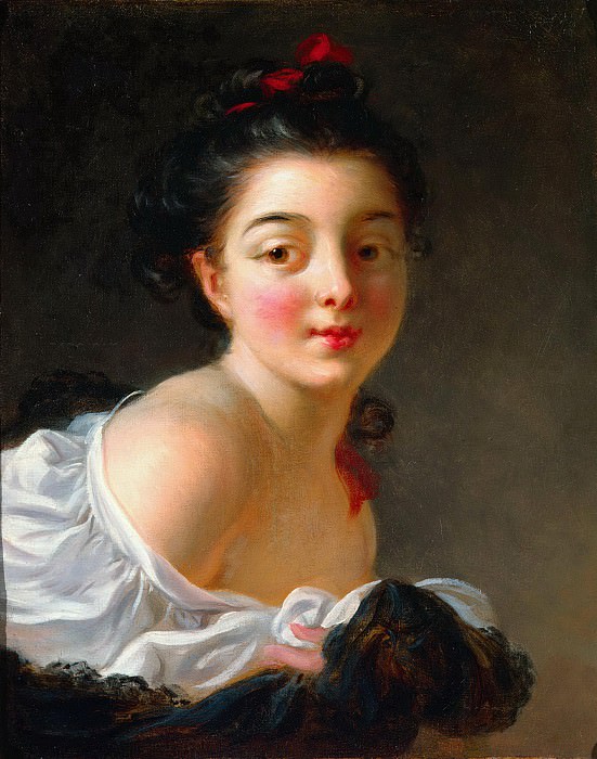 Young Woman with Brown Hair, Jean Honore Fragonard