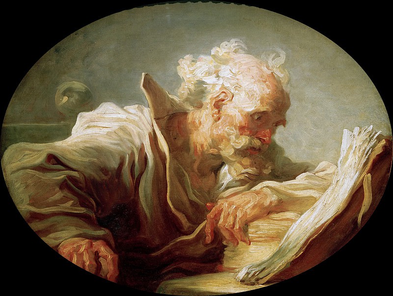 The Philosopher, Jean Honore Fragonard