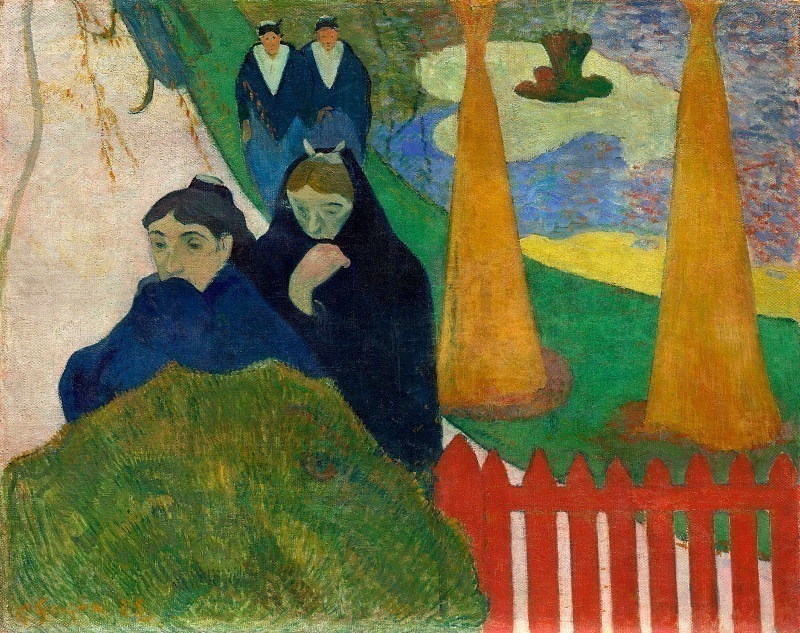 Women From Arles In The Public Garden, The Mistral