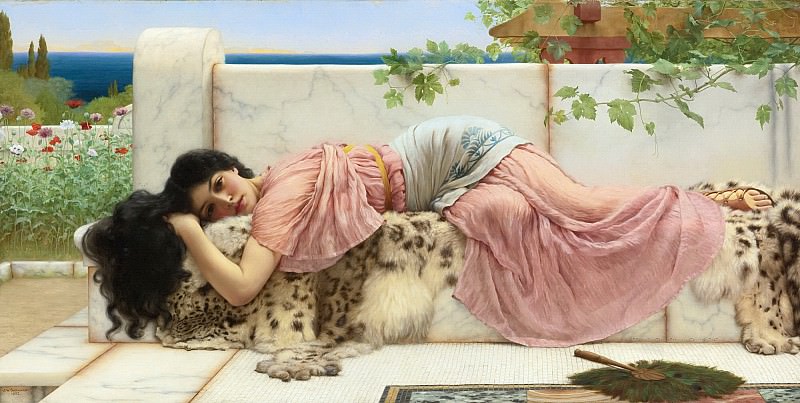WHEN THE HEART IS YOUNG, John William Godward