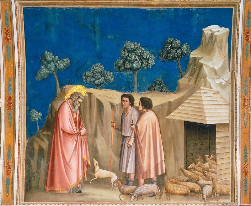 02. Joachim among the Shepherds, Giotto di Bondone