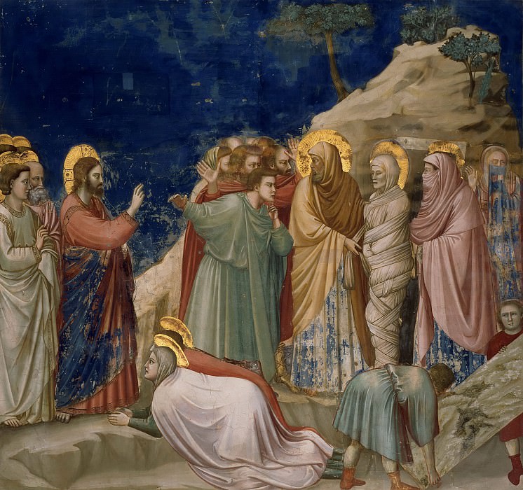 25. Raising of Lazarus, Giotto di Bondone