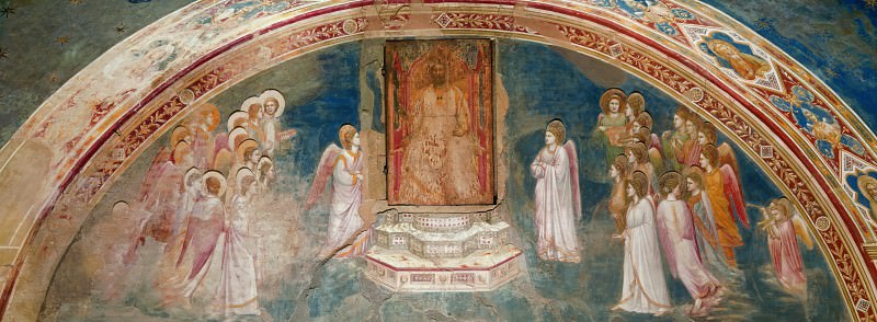 13. God Sends Gabriel to the Virgin, Giotto di Bondone