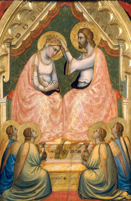 Полиптих Барончелли, фрагмент – Коронование Девы Марии, Джотто ди Бондоне