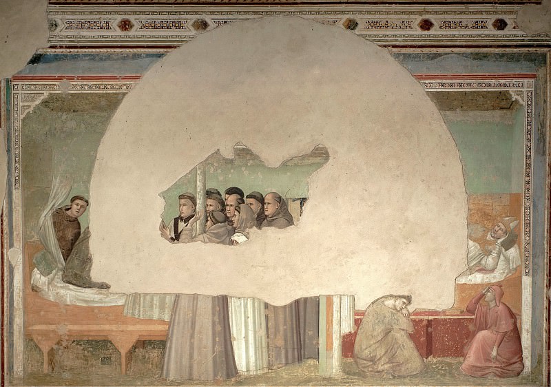 Bardi Chapel: Vision of the Ascension of St Francis, Giotto di Bondone