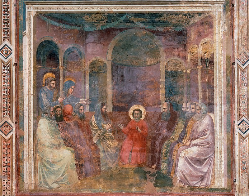 22. Christ among the Doctors, Giotto di Bondone