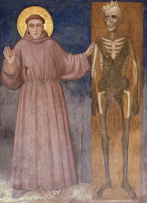 Frescoes of the north transept – St Francis Points to Death, Giotto di Bondone