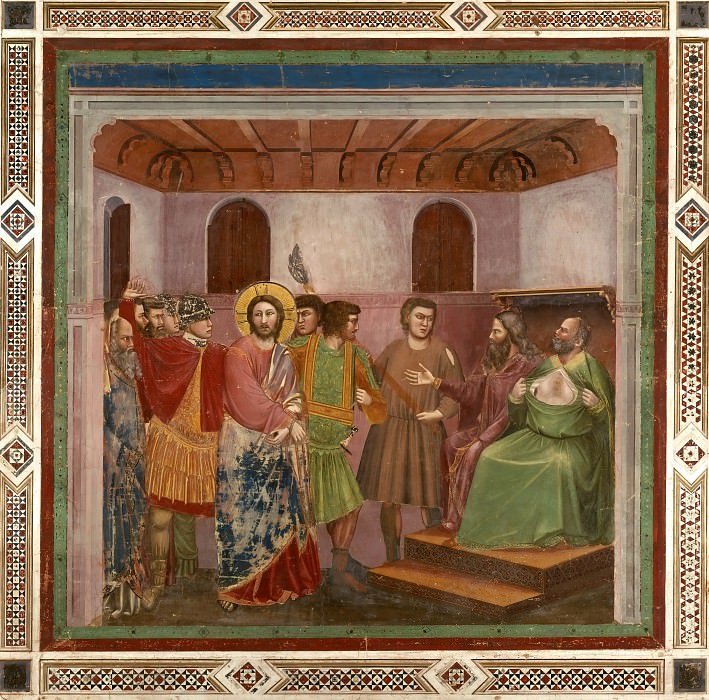 32. Christ before Caiaphas, Giotto di Bondone