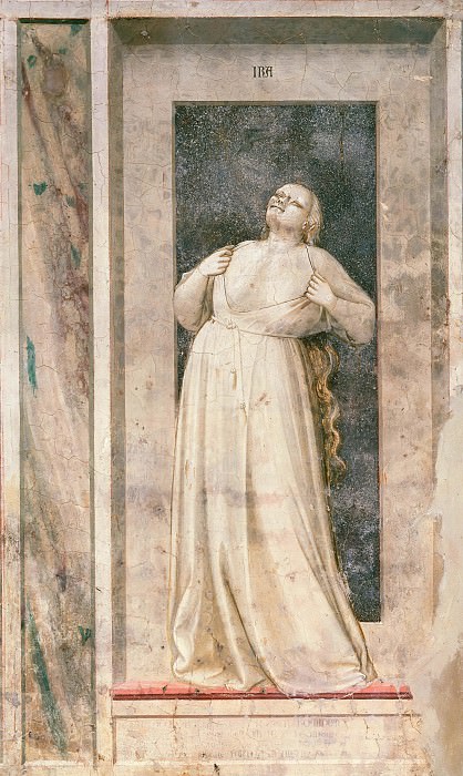 51 The Seven Vices: Wrath, Giotto di Bondone