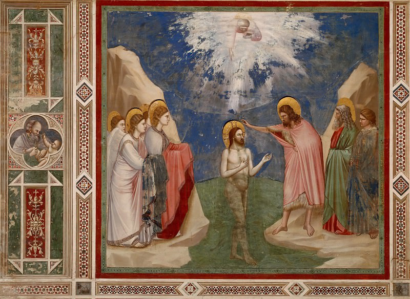 23. Baptism of Christ, Giotto di Bondone