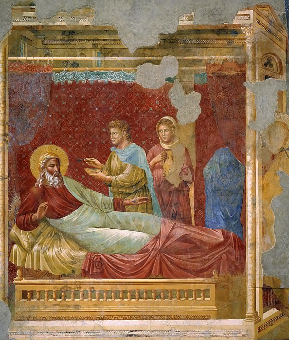 Esau appearing to Isaac, Giotto di Bondone