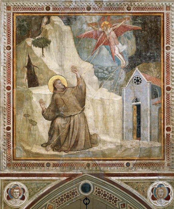 Bardi Chapel: Stigmatisation of St Francis, Giotto di Bondone
