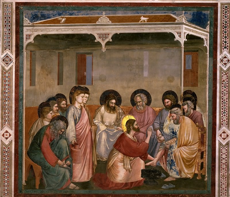 30. Washing of Feet, Giotto di Bondone