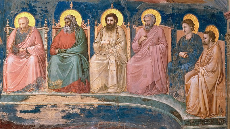 54 Last Judgment; detail, Giotto di Bondone