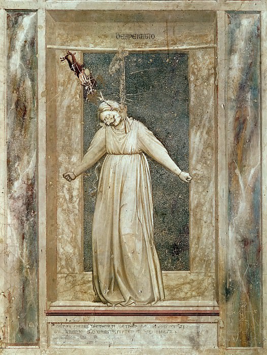 47 The Seven Vices: Desperation, Giotto di Bondone