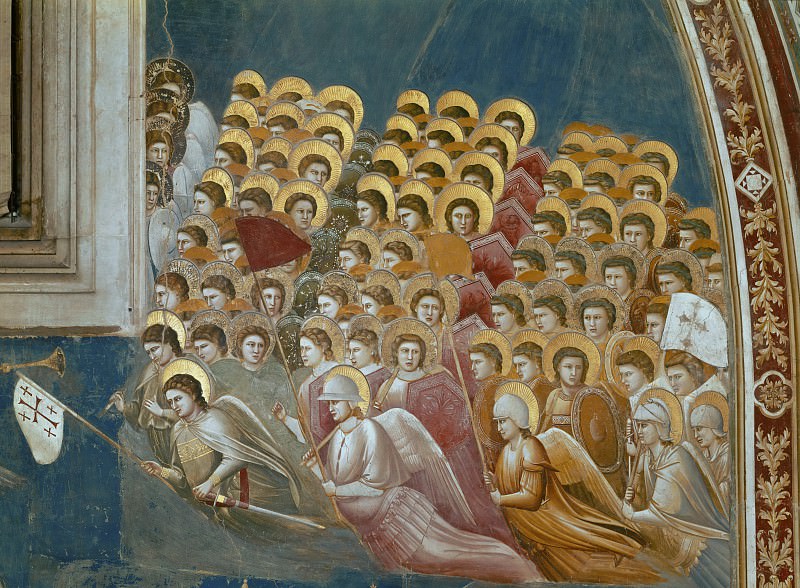 54 Last Judgment; detail, Giotto di Bondone