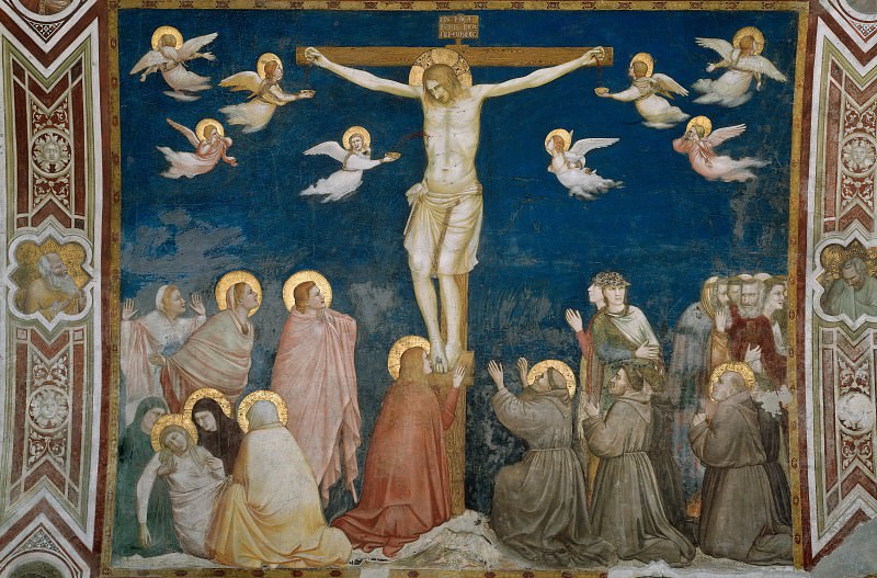 Frescoes of the north transept – The Crucifixion, Giotto di Bondone
