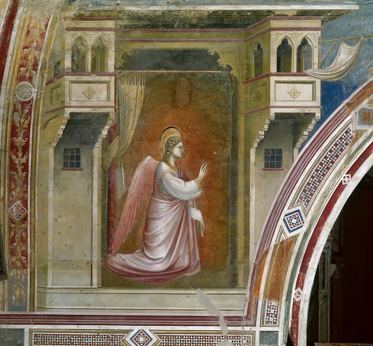14. Фигура архангела Гавриила из Благовещения, Джотто ди Бондоне
