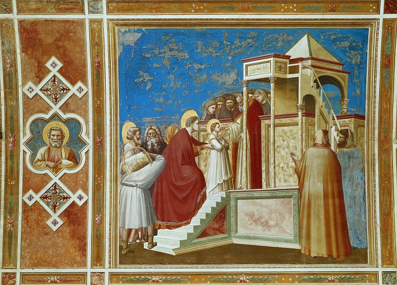 08. Presentation of the Virgin in the Temple, Giotto di Bondone