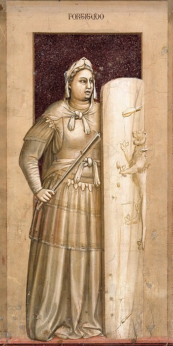 41 The Seven Virtues: Fortitude, Giotto di Bondone