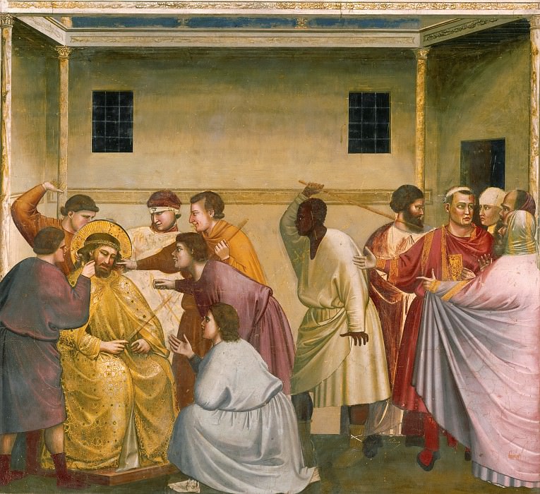 33. Mocking of Christ, Giotto di Bondone
