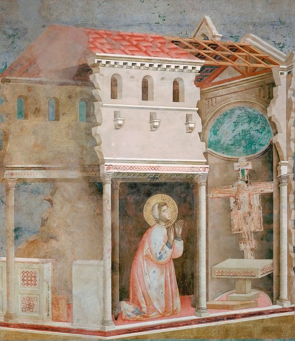 Сцены из жизни святого Франциска: 04 Распятие из Сан Дамиано, Джотто ди Бондоне