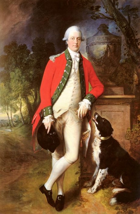Gainsborough Thomas Portrait Of Colonel John Bullock, Thomas Gainsborough