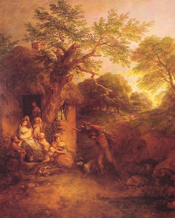 The Woodcutters Return, Thomas Gainsborough
