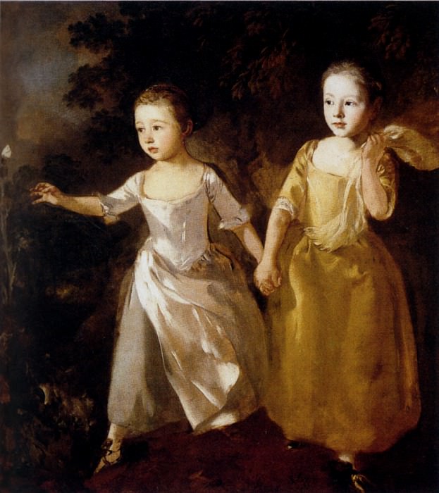 Портрет дочерей художника, ок.1756, Томас Гейнсборо