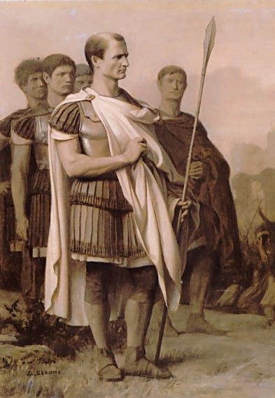 Юлий Цезарь с генералами, Жан-Леон Жером