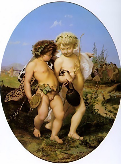 Bacchus_and_Cupid, Jean-Léon Gérôme