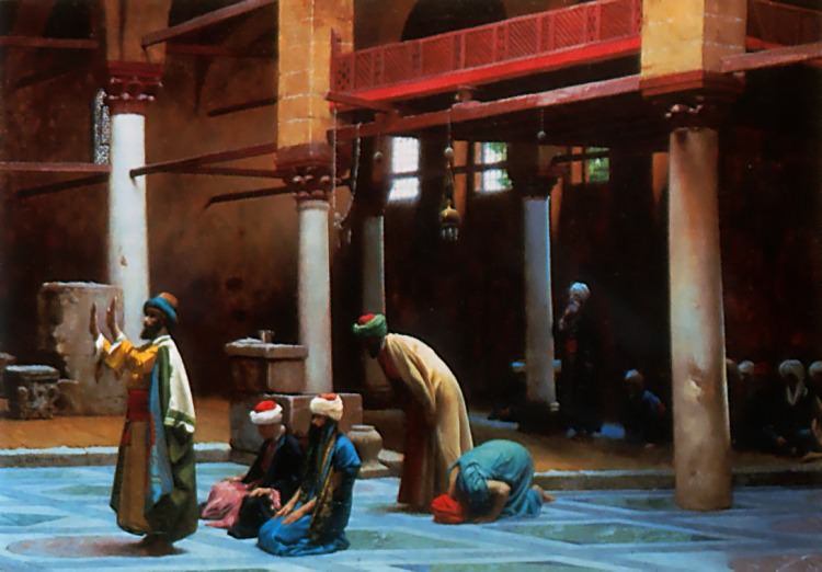 Молитва в мечети, Жан-Леон Жером