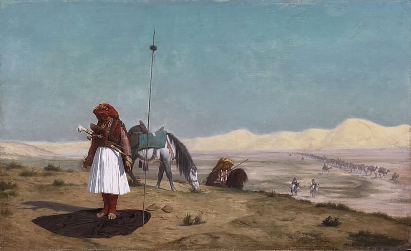 Молитва в пустыне, Жан-Леон Жером