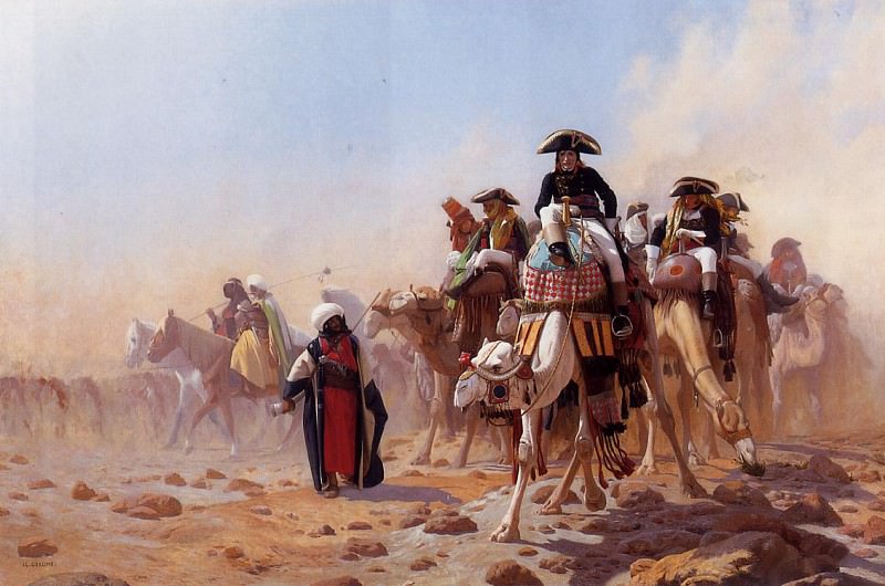 Наполеон с генеральным штабом, Жан-Леон Жером