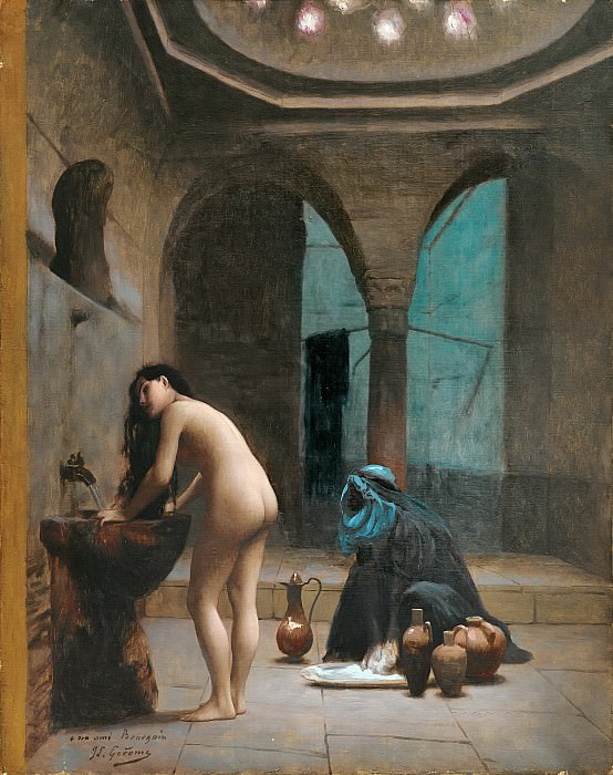 FEMME TURQUE AU BAIN, Jean-Léon Gérôme