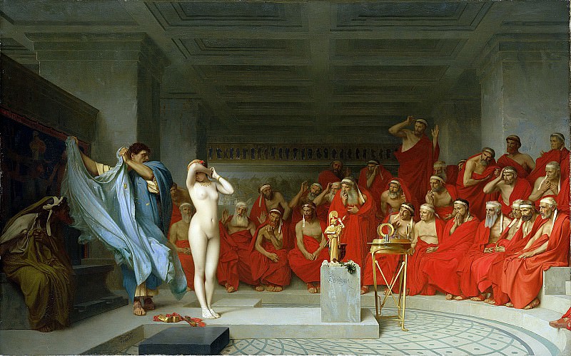 Phryne before the Areopagus, Jean-Léon Gérôme