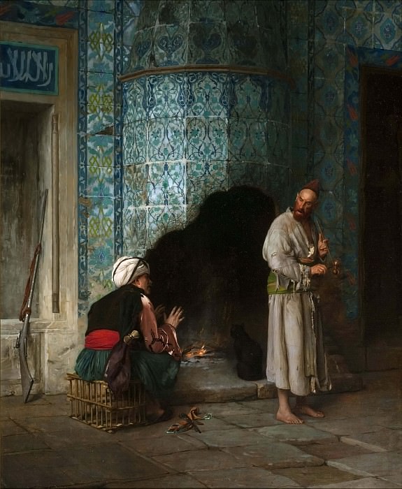 A Chat by the Fireside, Jean-Léon Gérôme