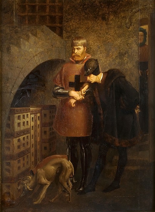 Визит Людовика XI к кардиналу Ла Балю в темницу, Жан-Леон Жером