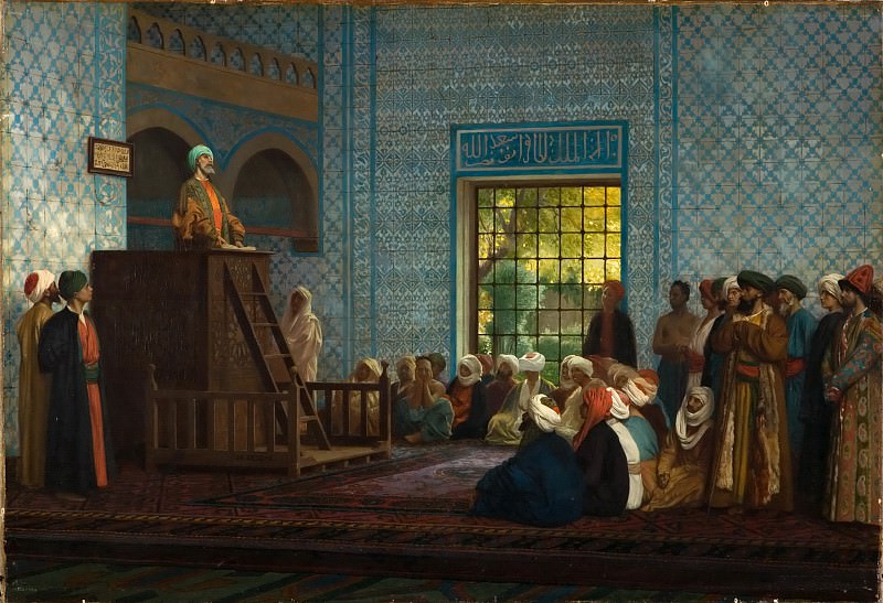 Sermon in the Mosque , Jean-Léon Gérôme