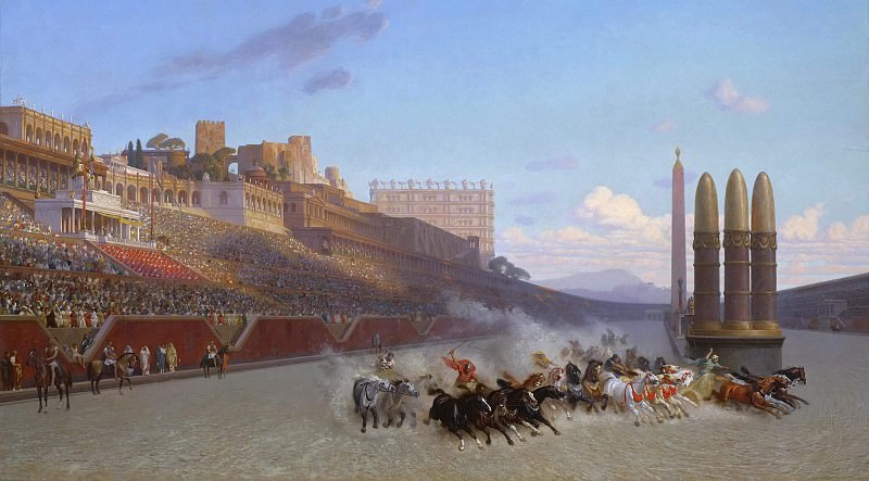 Гонки колесниц в Древнем Риме, Жан-Леон Жером