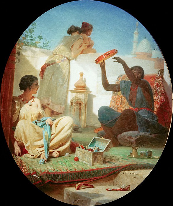 Women from the Middle East on the terrace, Jean-Léon Gérôme