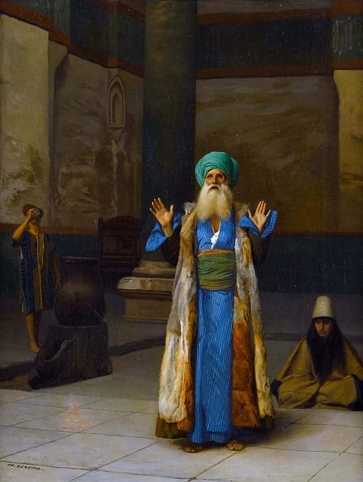 Персидский султан в молитве, Жан-Леон Жером