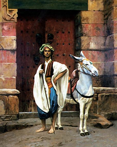 Egyptian_and_his_Donkey, Jean-Léon Gérôme
