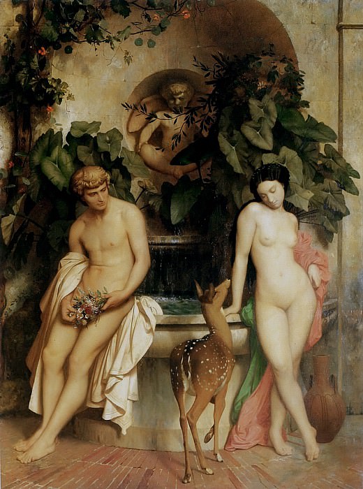 Daphnis and Chloe, Jean-Léon Gérôme